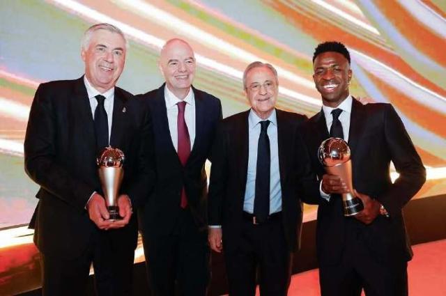 九游体育官网-FIFA盛典皇马成大赢家，维尼修斯终于加冕世界最佳